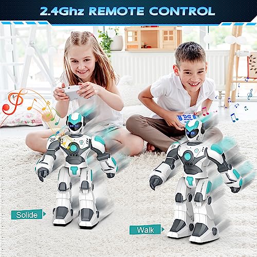 VATOS Remote Control Robot for Kids Extra Large, 15.4" Programmable RC Robot Toy with Sing Dance, Gesture Sensing & Voice Control Smart Toy for Boys Girls Toddler 3 4 5 6 8+ - Image 7