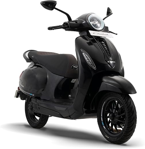 Chetak C3501 by Bajaj Auto High Speed Electric Scooter with charger - Brooklyn Black - Ex-Showroom