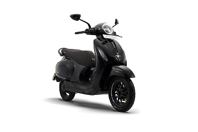 Chetak C3501 by Bajaj Auto High Speed Electric Scooter with charger - Brooklyn Black - Ex-Showroom