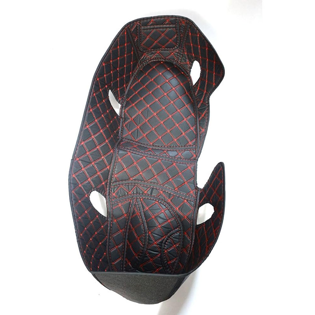 WHLYQF Motorcycle Tail Box Inner Liner,Compatible with Honda ADV350,Motorcycle seat, black and red line