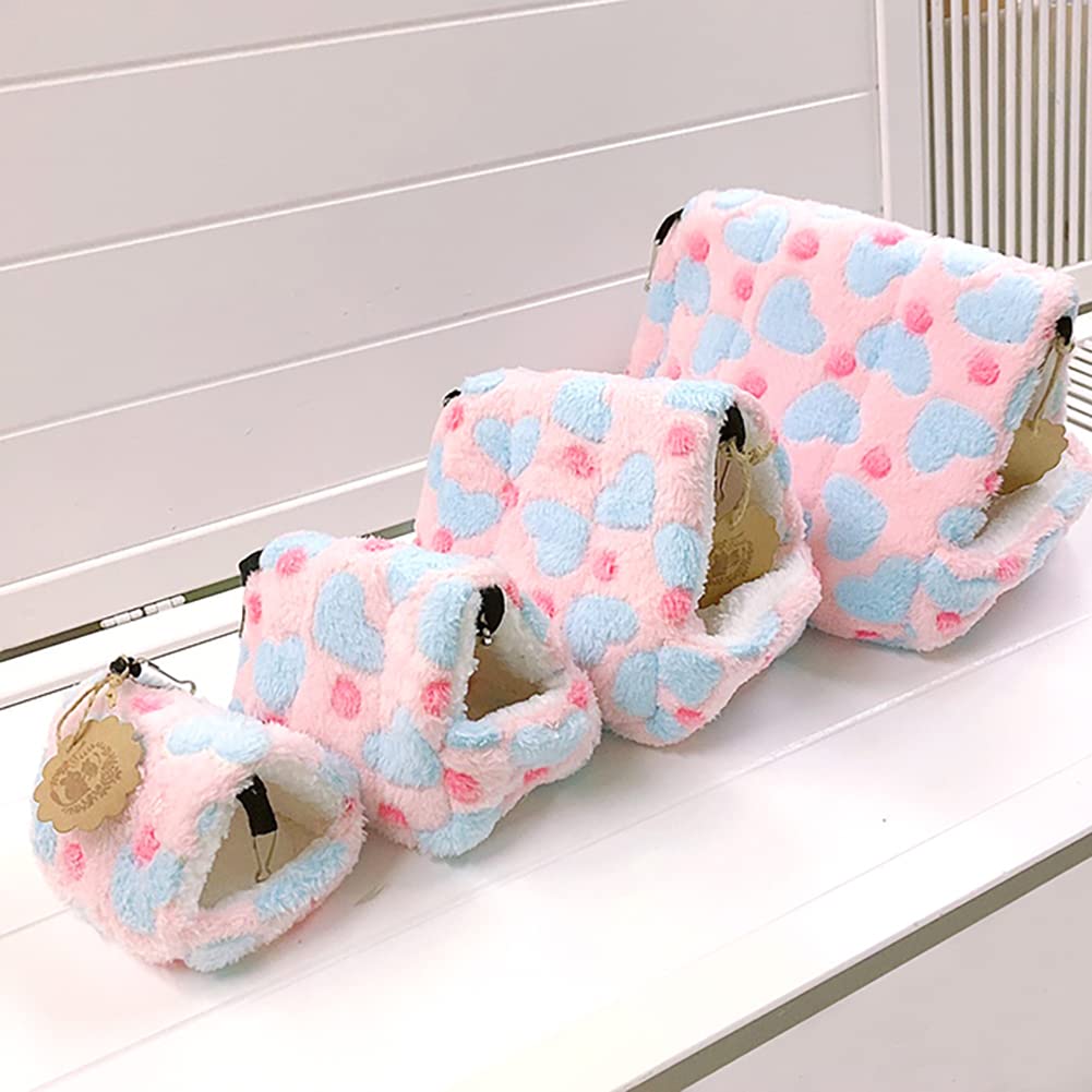 Amazon | fuu 小動物用 ふわもこ三角ハウス SSサイズ 8cm×8cm
