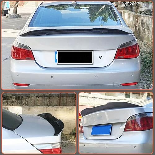 Miniatura 3 de MCARCAR KIT Alerón de maletero para BMW Serie 5 E60 M5 Sedan 2004-2010 520i 523i 525i 528i 530i 535i 540i 545i 550i M Sport Car Rear Boot Lid