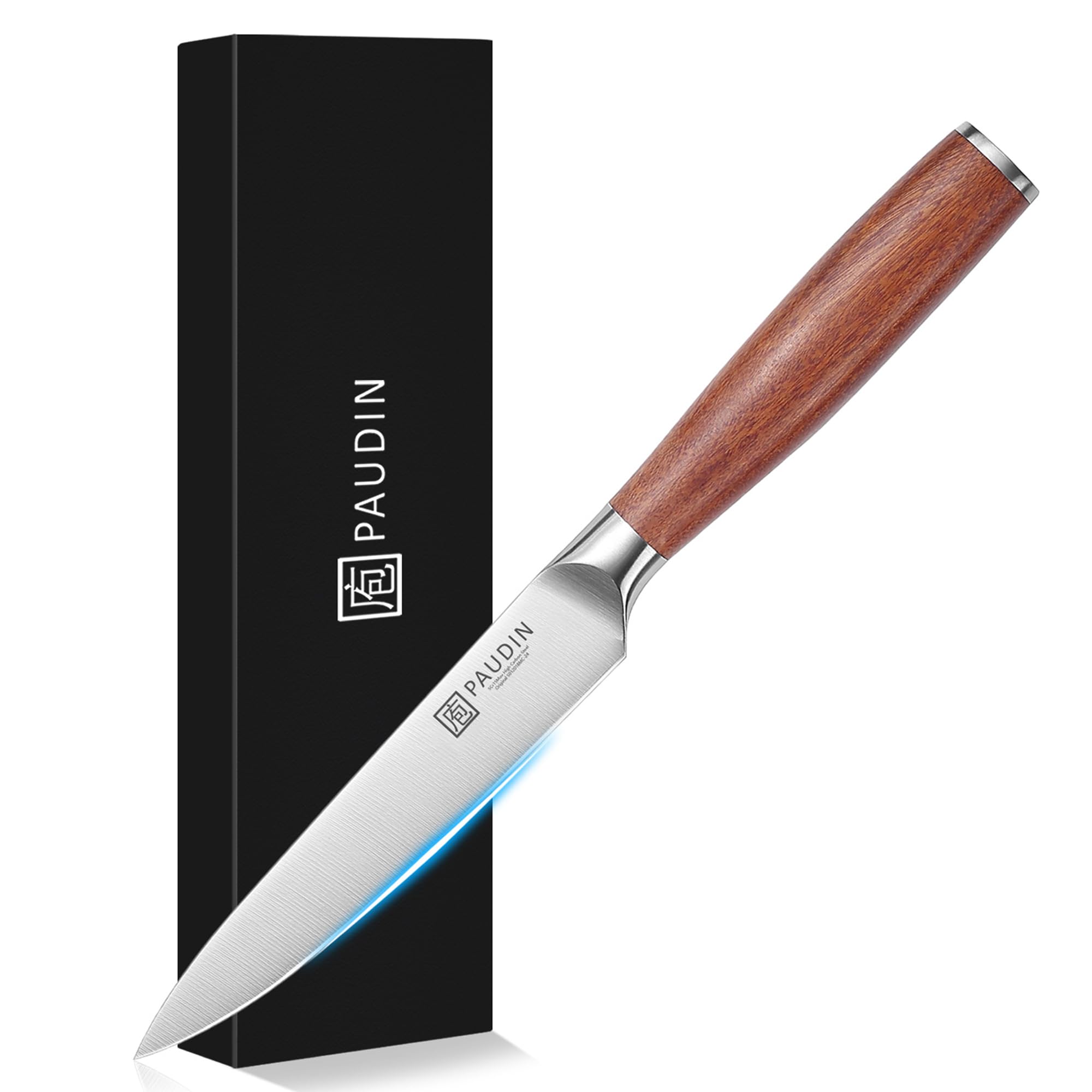 Amazon | PAUDIN ペティナイフ パン切り包丁 肉切り包丁 130mm 果物