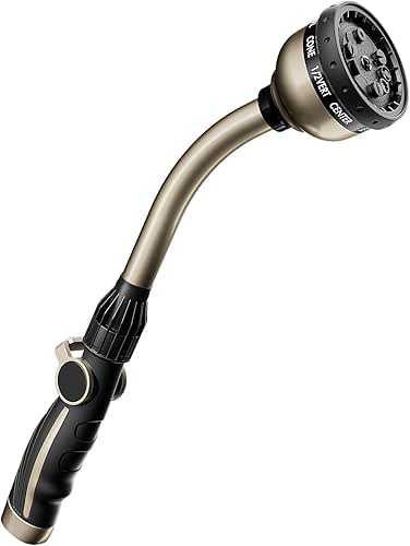 RESTMO Watering Wand Heavy Duty, Metal Garden Hose Wand with