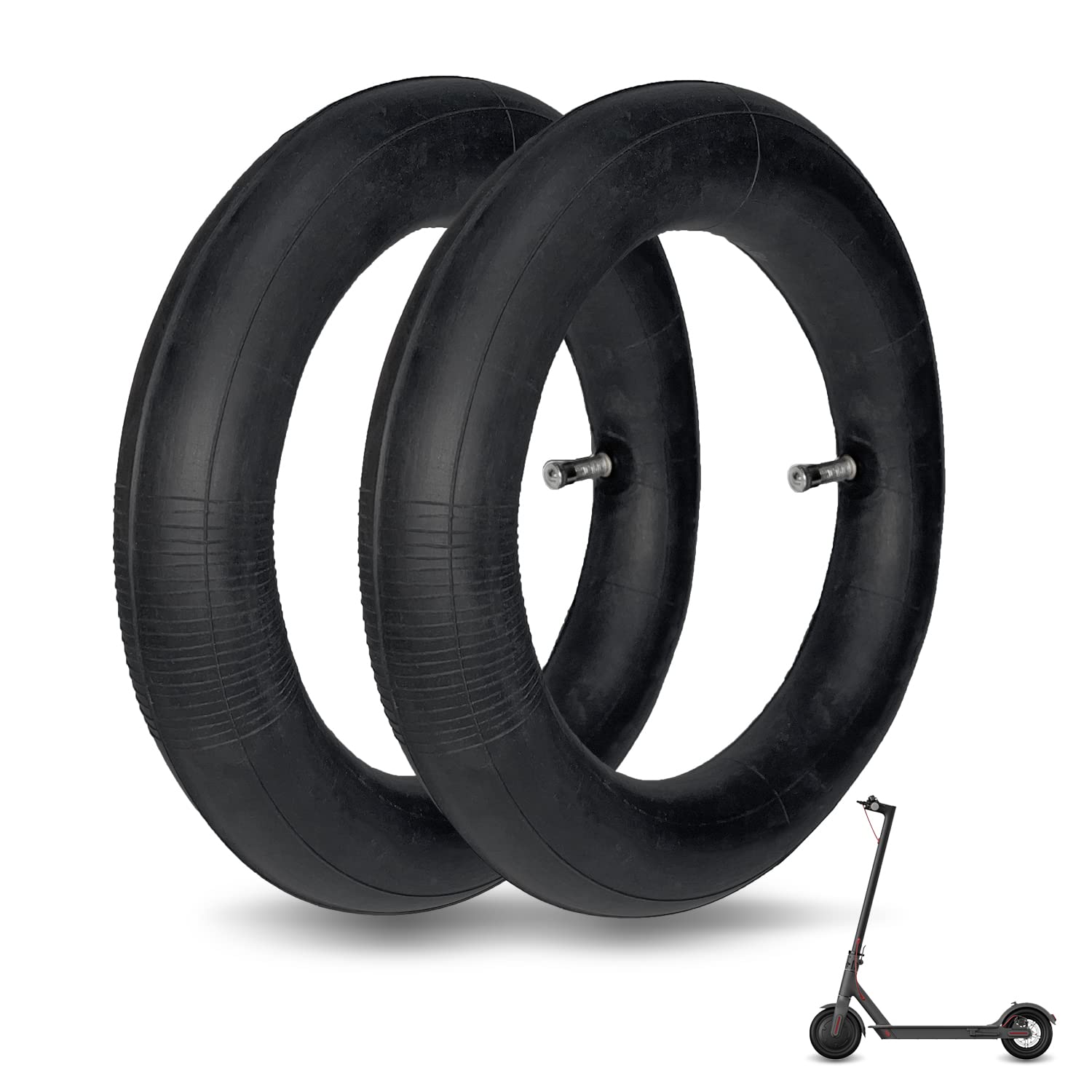 (2-Pack 8.5 inch Inner Tube Compatible for Xiaomi M365/Pro/Gotrax Electric Scooter 8.5 Inner Tubes Rubber 8 1/2 x2 Tube Replacement Scooter Tubes