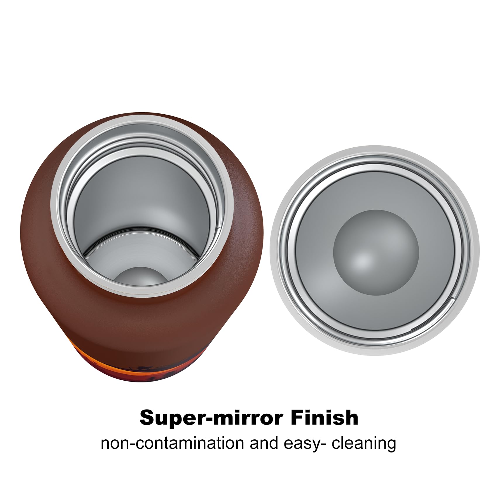 Super Sparrow Borraccia Termica, Acciaio Inox Bottiglia Termica - 350ml, 500ml, 750ml, 1L - Senza BPA Borracce, Borraccia Bambini per Scuola, Sport, Campeggio, Yoga, Palestra, Ciclismo