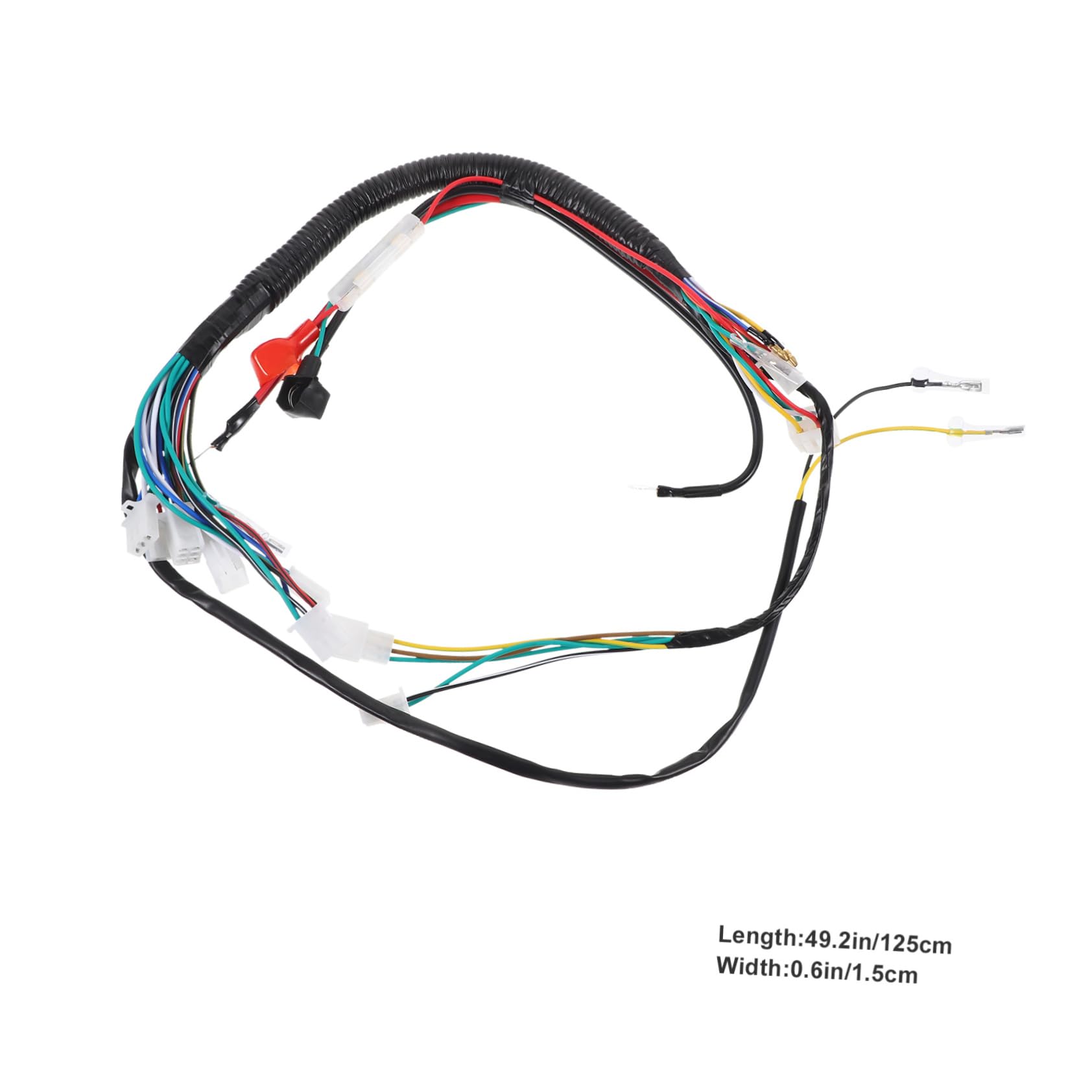 Unomor Trailer Wiring Kit for Replacement Harness Dirt Bike Adapter Scooter Tail Harness Suitable for Electric Quad Bike Go Karts