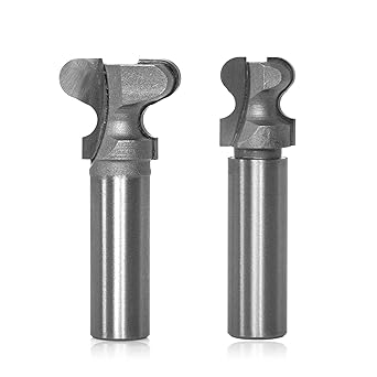 Akylin Finger Pull Router Bit Set 2 Pcs 1/2 Shank