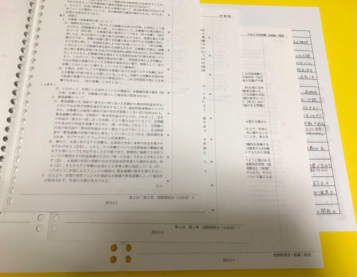 Amazon.co.jp: 22/23 司法試験 伊藤塾 ペースメーカー論文答練