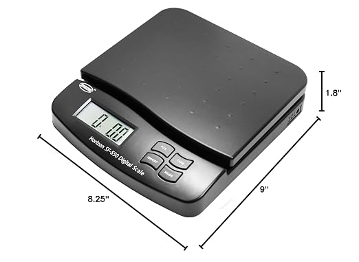 Báscula Postal Digital Horizon SF-550 25KG/55LB miniatura 10