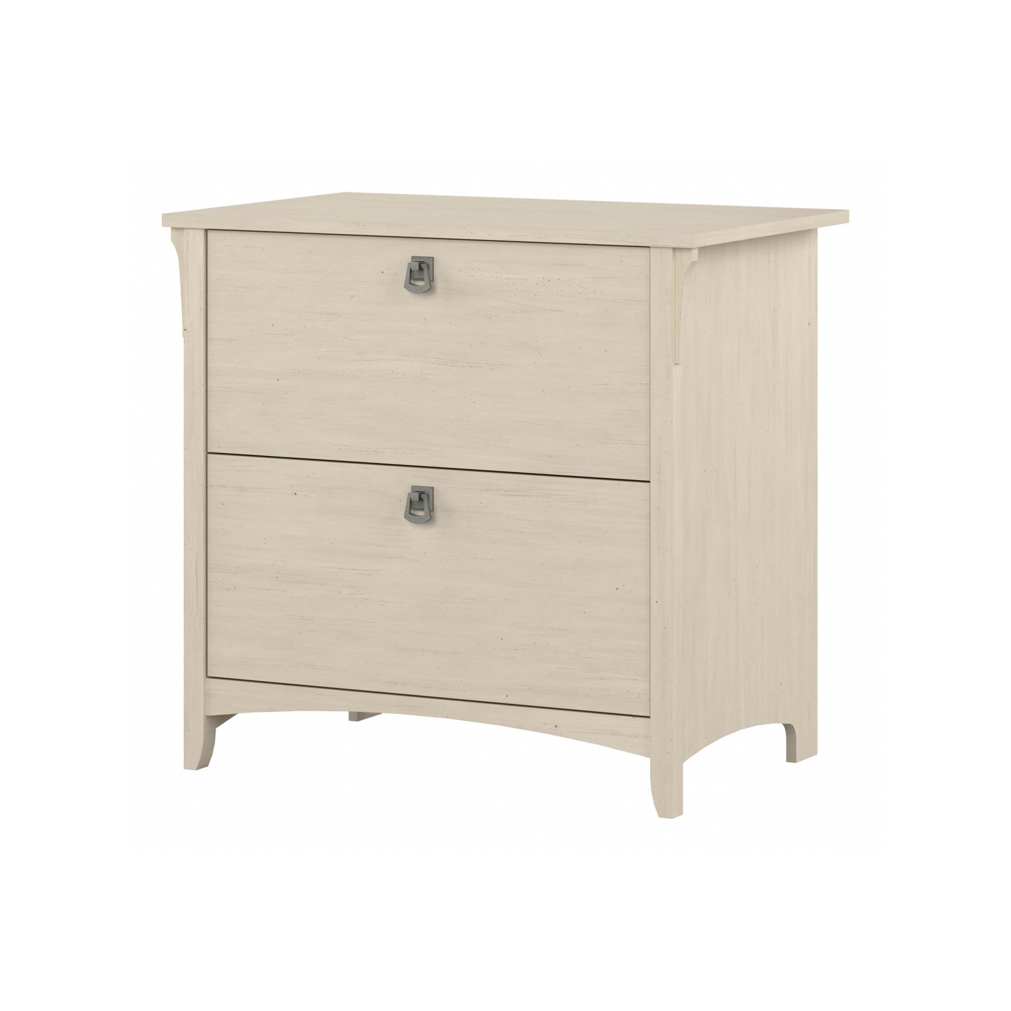 Bush Furniture Salinas Lateral File Cabinet in Antique White