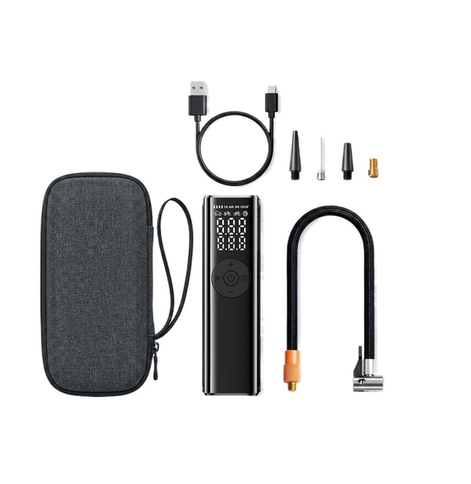 Compresseur Air Pompe à air de Voiture Gonfleur Electrique
