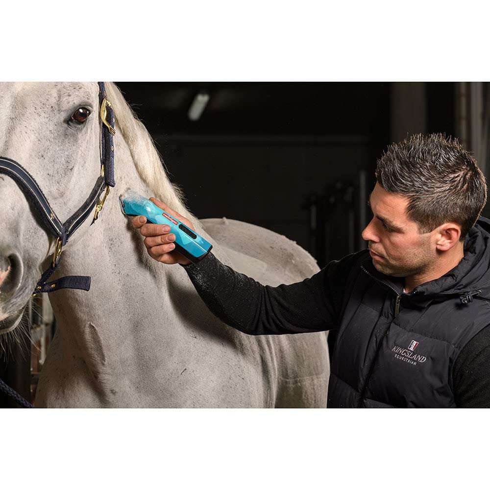 Heiniger Opal Clipper 7.2V/35W avec tête de rasage #10 et 2 piles One Size Bleu