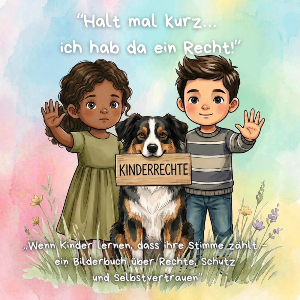 “Halt mal kurz… ich hab da ein Recht!”: „Wenn Kinder lernen, dass ihre Stimme zählt – ein Bilderbuch über Rechte, Schutz und Selbstvertrauen“ („Stark ... für Gefühle, Mut und Miteinander“)
