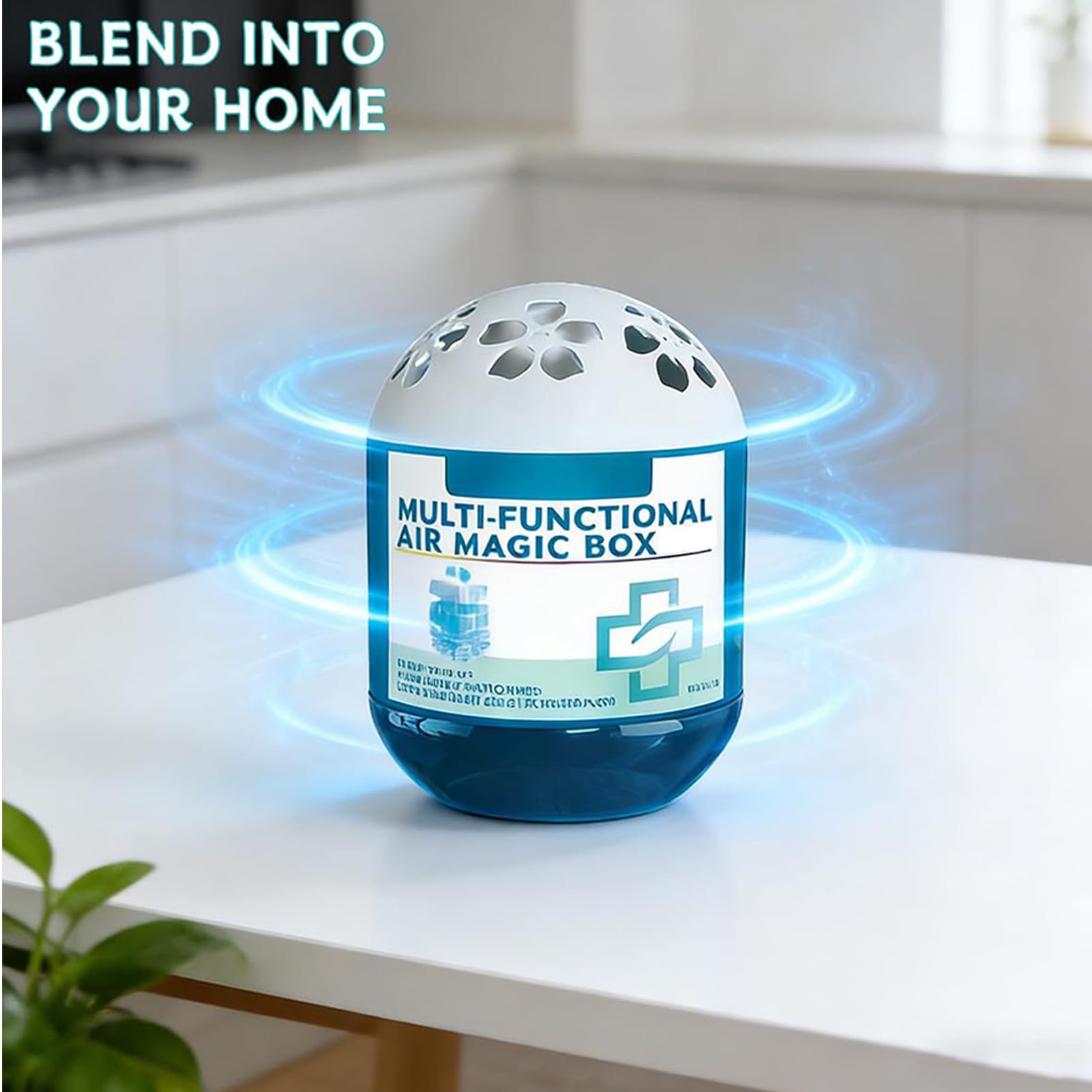 Boîte Absorbante Anti-Poussière et Anti-Odeurs - 120g Désodorisant de Bureau | Éliminateur Automatique d'Odeurs et Aspirateur de Poussière,Pour Maison Cuisine Zone Animaux Chambre Salon