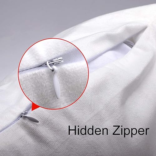 Miniatura 4 de Bonhause Juego de 4 fundas de almohada de flores de peonía de 18 x 18 pulgadas, fundas de almohada decorativas de acuarela rosa floral, fundas de