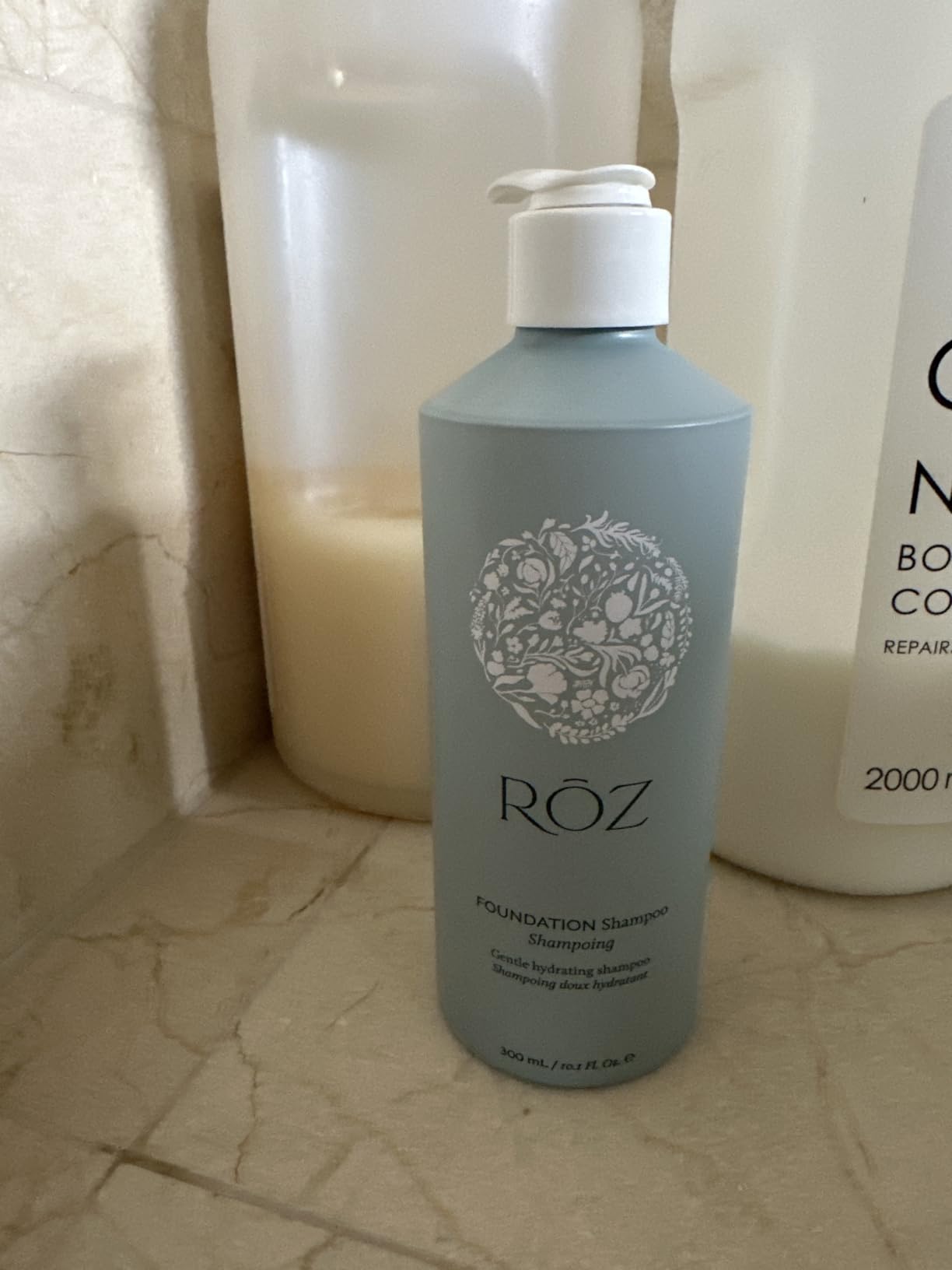 RŌZ Foundation Shampoo For All Hair Types & Textures | Hydrating & Cleansing For Healthy Hair| Vegan, Color-Safe, Free of Silicone, Sulfates, Paraben, SLS | Strengthens & Nourishes 10.1 oz/300 mL