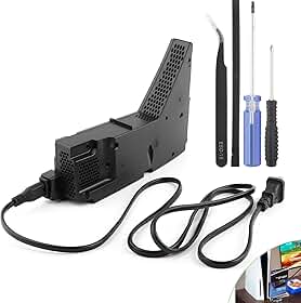 Fonte De Alimentação Para Ps5 Adp-400Fr, Substituição Playstation 5 400Fr Pa-1401-Jt3, Interna Com Adaptador Ca, Acessórios Console, Peças, Cabos, Ferramentas Reparo