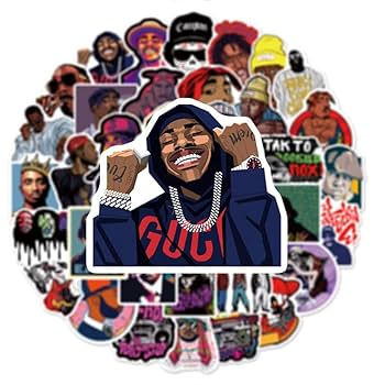 Amazon | HIP HOP ヒップホップ ステッカー 50枚セット PVC 防水