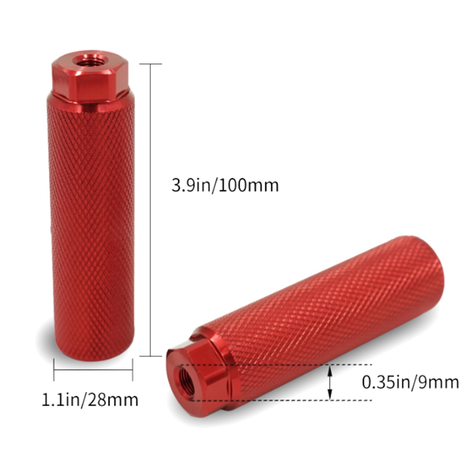 2Pcs Cyclings Bikes Peg Rear Front Feet Bikes Foot Peg Aluminum Alloys Bikes Peg Mountain Bikes Cyclings Rear Stunts Peg