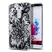 LG G3 Case,LG G3 TPU Case,NSSTAR [Scratch-Proof] Ultra Thin Crystal Clear Rubber Gel TPU Soft Silicone Bumper Case Cover with Shockproof Protective Case for LG G3,Black Lace Flower #3