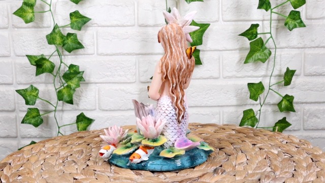 Amazon.com: Ebros Sheila Wolk Rainbow Pool Mermaid by Flower