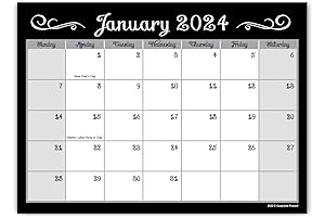 Guajolote Prints Monthly Magnetic Calendar Pad