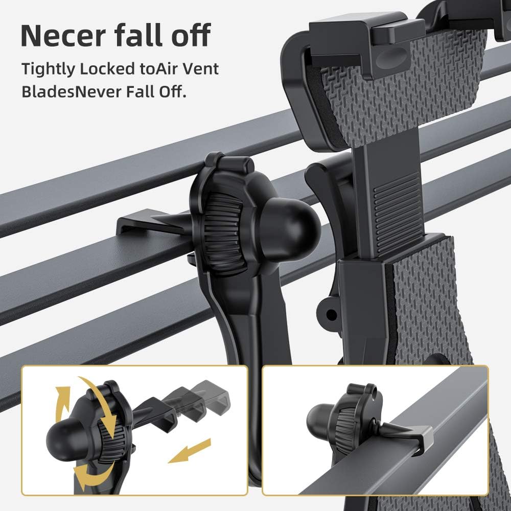 PLDHPRO 2-in-1 Tablet Holder for Car Mount, 360Â° Kuwait Ubuy