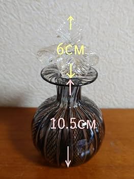 ヴェネチアガラス ムラノ イタリア 香水瓶 フィリグラーナ ロゼ