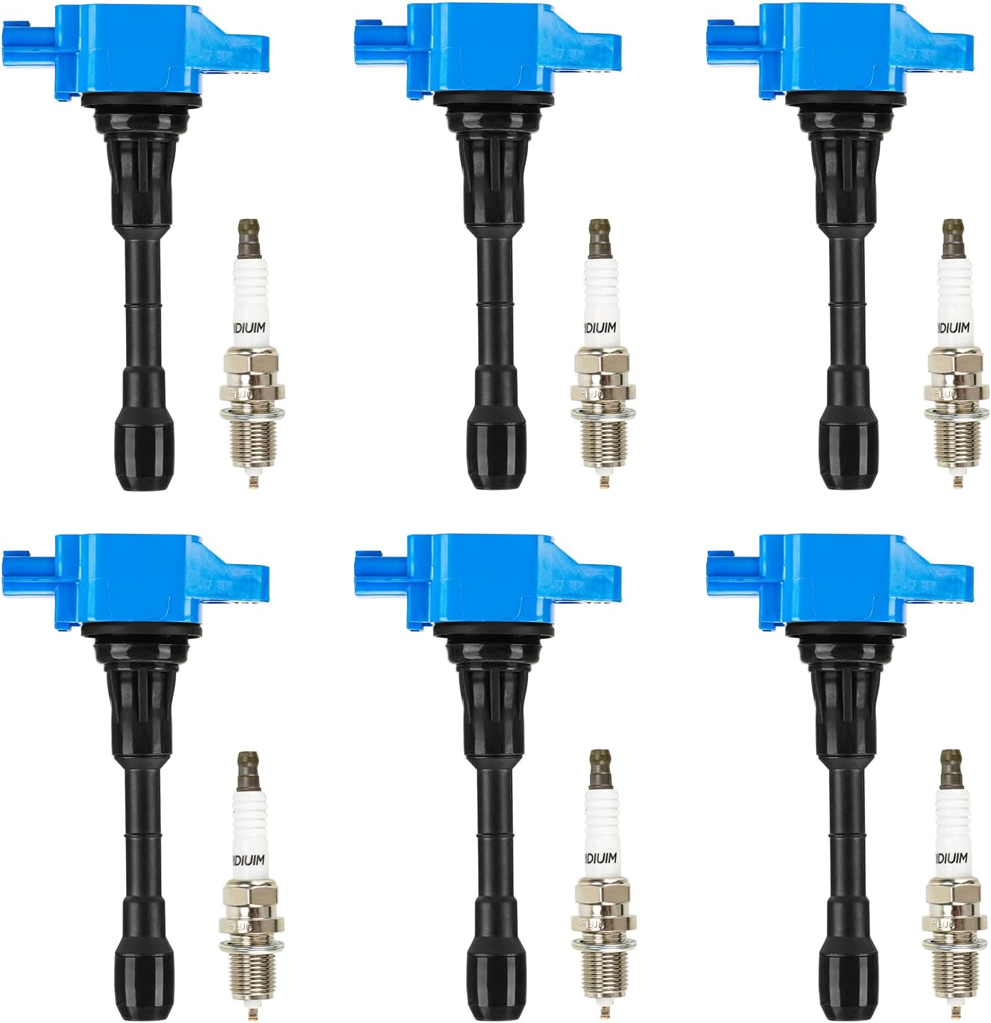 Ignition Coil Pack + Iridium Spark Plugs for Infiniti EX35