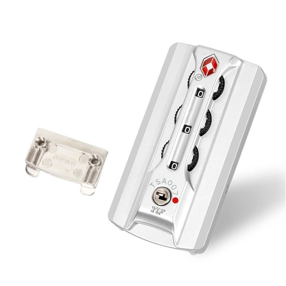 【WOOHWA】BAGGAGE STRING PD Amazon.com: Silver White ABS Password Lock replacement