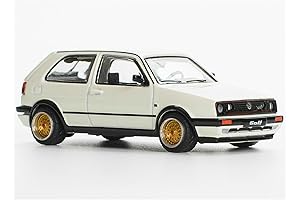 Pop Race 1/64 Diecast Golf GTI MK2 White