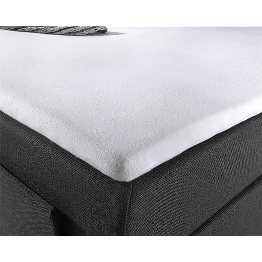 Molton Topper Fitted Sheet Stretch Mattress Protector for Topper Anti-Allergic Anti-Dust Mite Optimum Sleeping Comfort 160x200/220cm