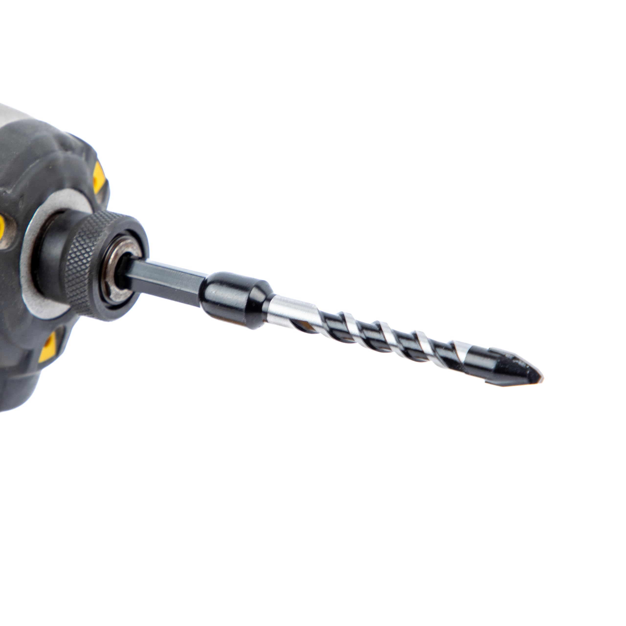 C.K Tools Vorteck HD - Punta per trapano per pietra e piastrelle, 7 mm x 105 mm, punta a freccia in metallo duro resistente agli urti, attacco esagonale Quick Lock da 1/4", per mattoni, calcestruzzo