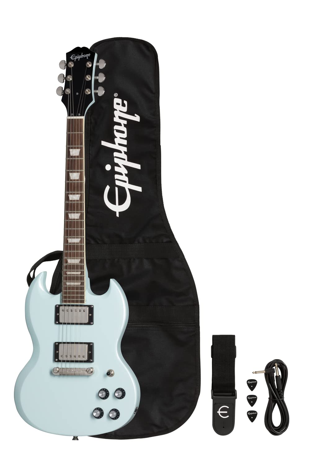Amazon | Epiphone/Power Players SG Ice Blue エピフォン