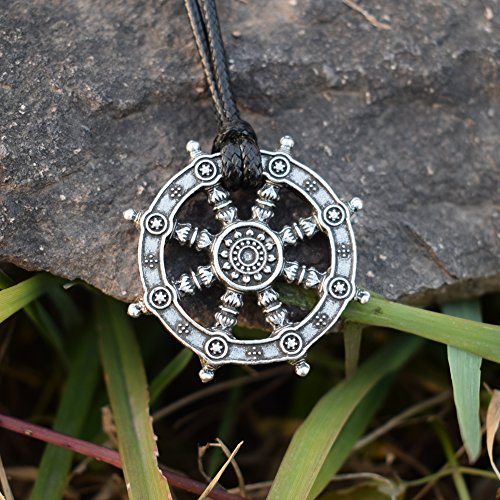 Dharma Wheel Of Life Samsara Buddhist Amulet Pendant Talisman (Bronze) #TOP4