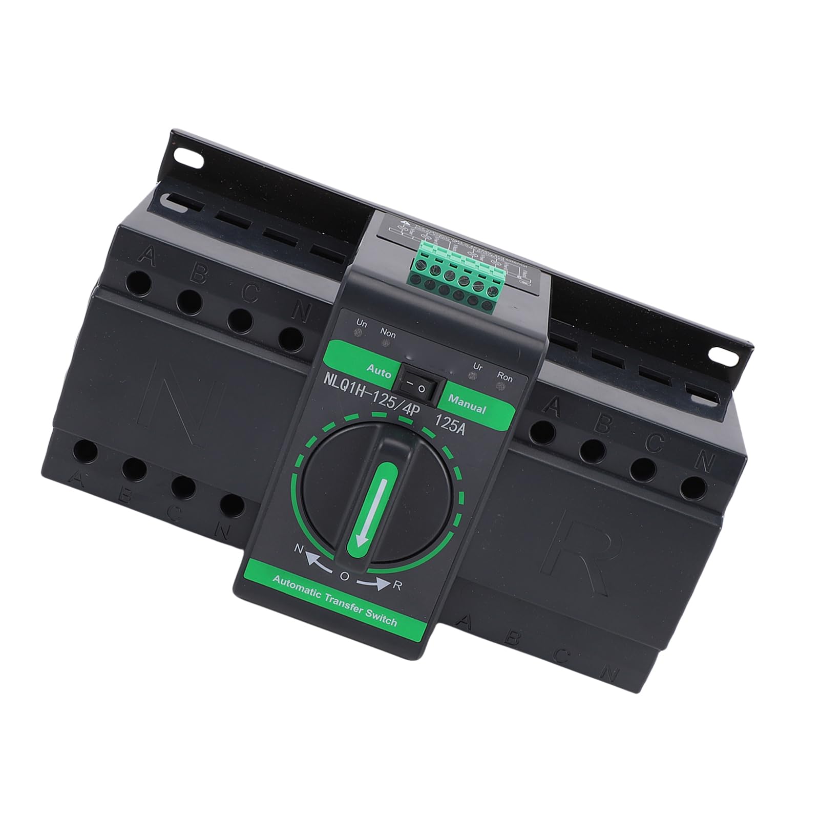 Generic Automatyczny Przełącznik Zasilania o Podwójnej Mocy Niezawodna Izolacja Klasy PC ATS 125A do Domowej Energii Elektrycznej, Systemów Fotowoltaicznych, 1 Opakowanie