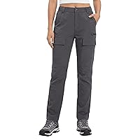GymBrave Pantalone da Trekking Donna Estate Leggero Pantalone da Lavoro Elasticizzato
