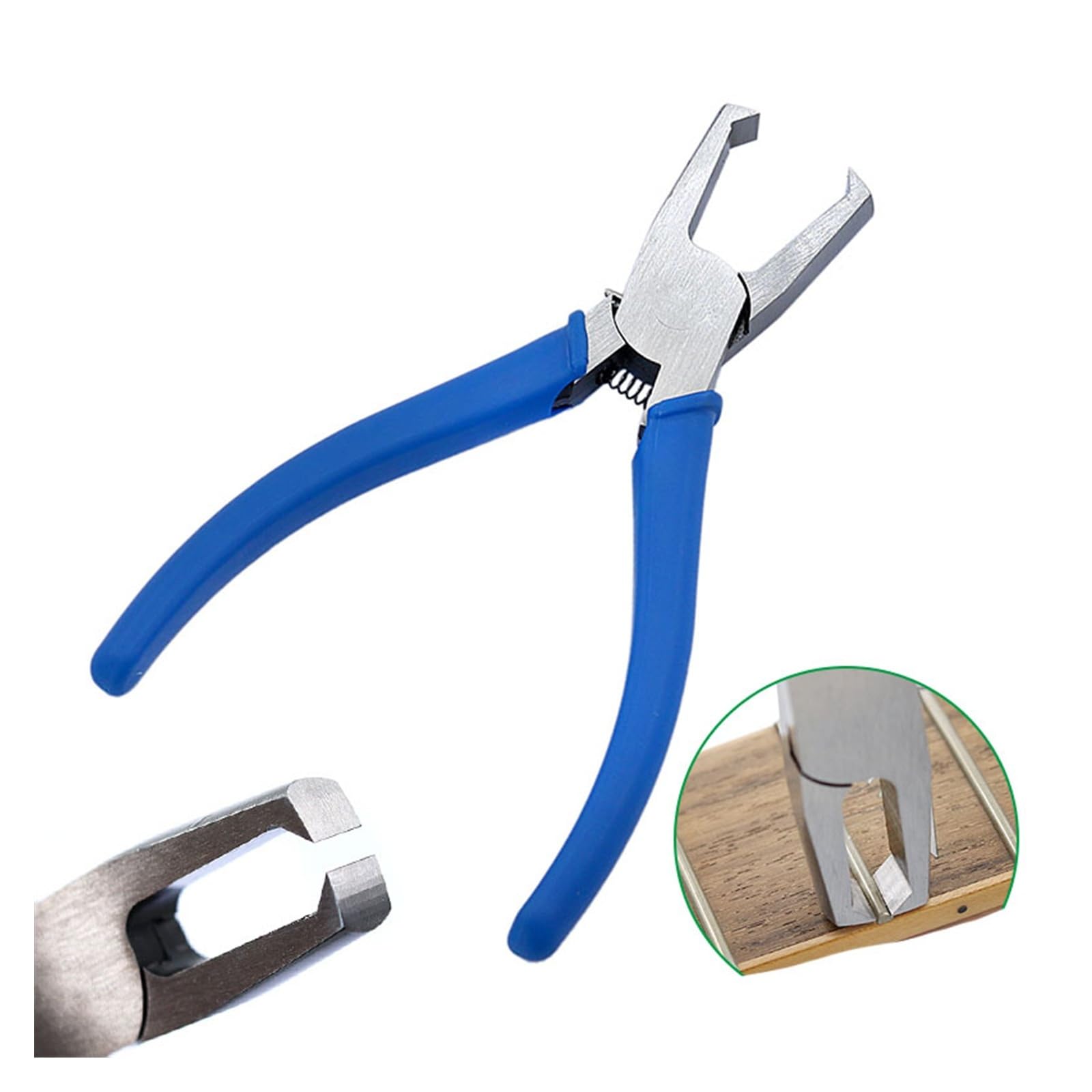 Herramientas de guitarra Alicates de cabeza plana para quitar trastes de guitarra herramientas de reparación e instalación