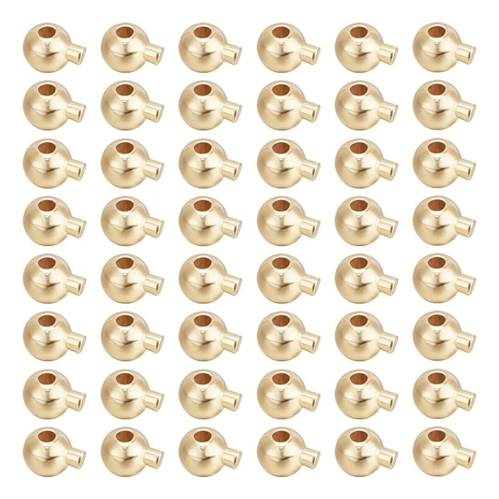 Aundhegrtt Crimped Beads for Jewelry Making Crimped Beads Bracelet and Necklace Accessories