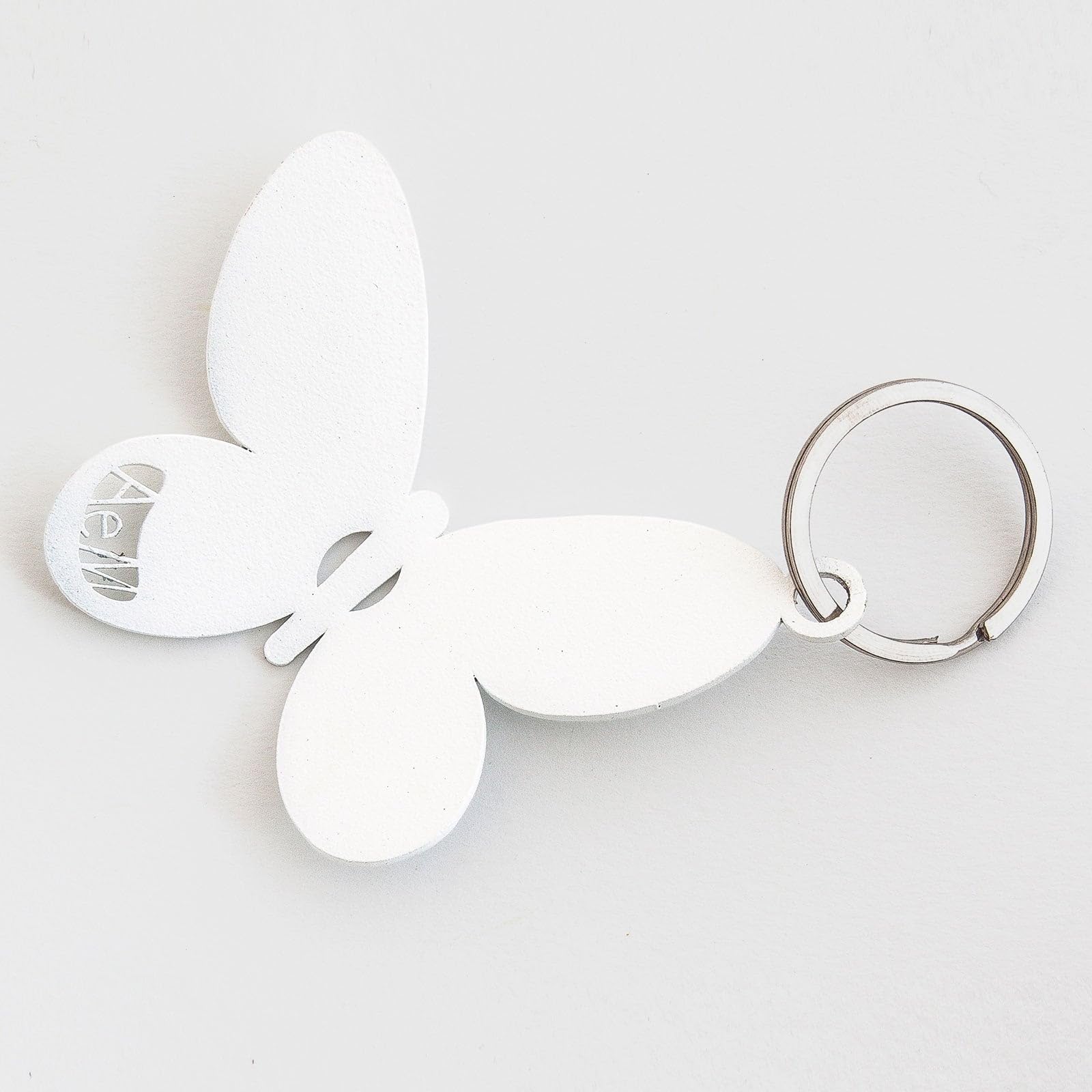 Portachiavi farfalla giallo