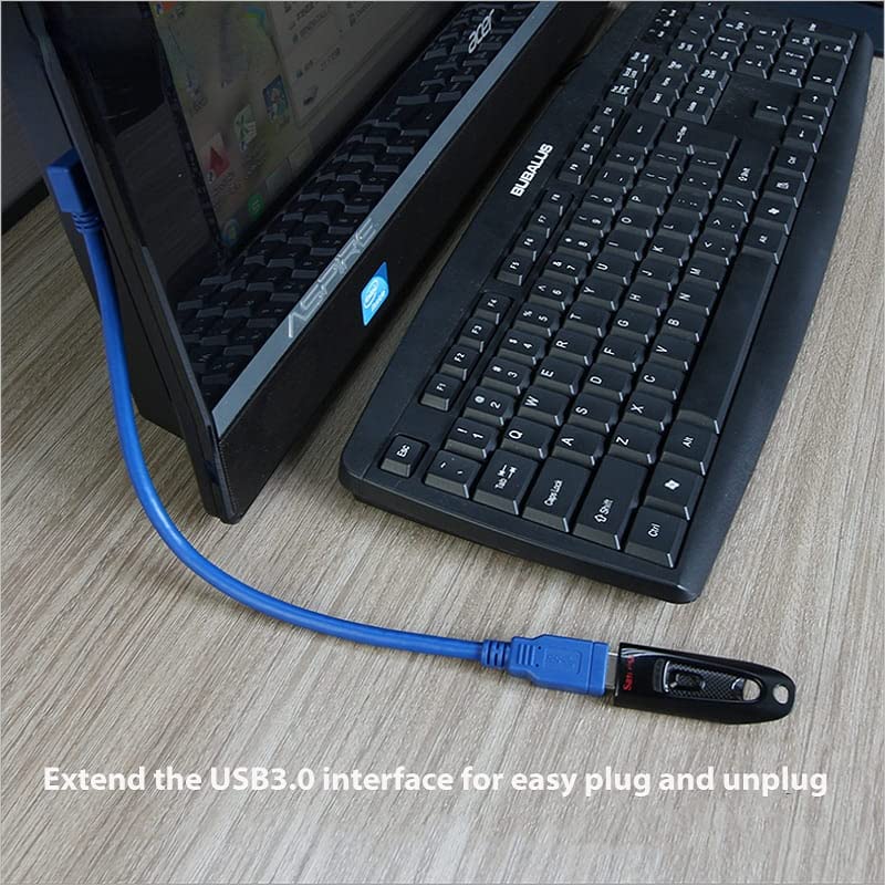 CABLEPELADO Câble D'extension USB 3.0 Super Speed USB Type A M Le Femelle Haute
