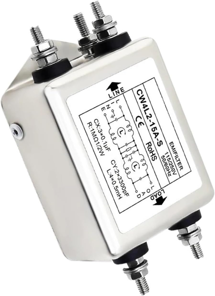 1pc Outstanding Electromagnetic Interference Mitigation with The for CW4L215AS Dual Stage Power Filter