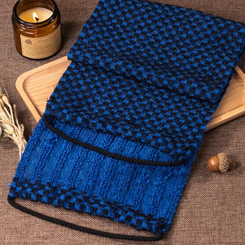 Yiclick Dual-Textured Exfoliating Washcloth Towel - Back Scrubber for Use in Shower Bath, Exfoliating Body Scrubber Exfoliator, Japanese Exfoliate Loofah Lufa Sponge Wash Cloth for Women Men
