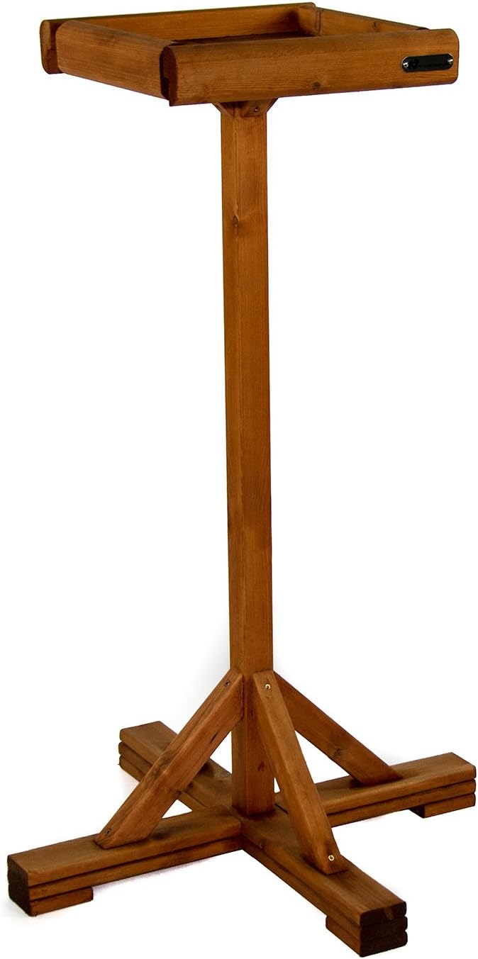 Riverside Woodcraft Open Bird Table Large With Anti Bacteria Coating