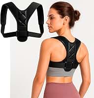 Corretor Postural Ajustável Unissex- Conforto & Alívio para Ombros e Coluna (P ao GG)
