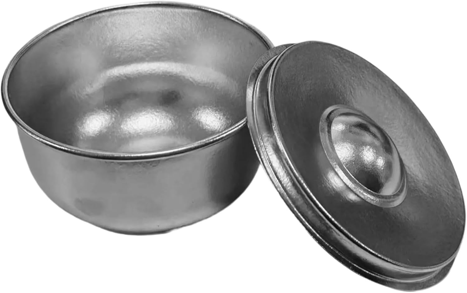 Compact Metal 600ml Food Bowl Tight-Fit Lid For Gym Picnics & On-the-Go Meal Prep Metal Kitchenwares