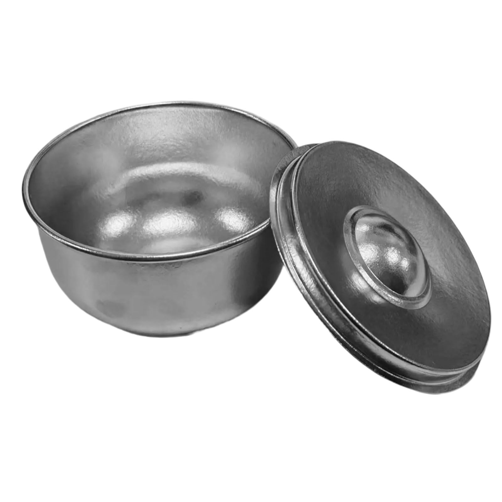 Buxuaaaa Leak Proof Metal 600ml Bowl Portable Designs Lunch Container with Lid for Daily Use and Adventure Metal Camping Utensils