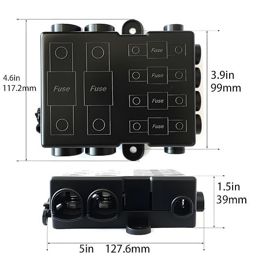 Caja de Fusibles Automotriz para Autos y Camiones 12V/36V miniatura 3