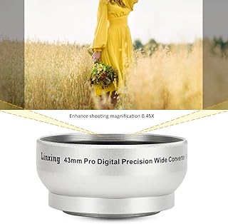 Lente da câmera, câmera de cctv lente grande angular, câmera profissional consum acessório eletrônico para câmera portátil para lentes de câmera de 43mm